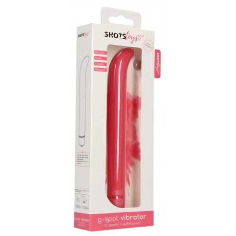 Розовый компактный вибростимулятор G-Spot Vibrator - 16 см.